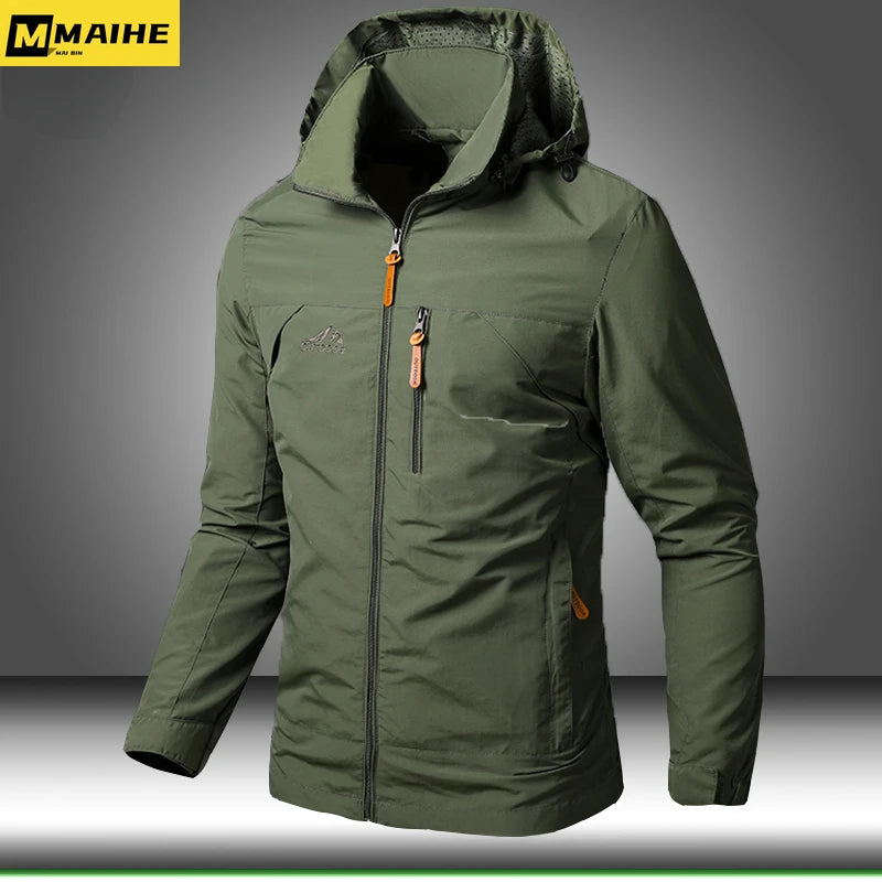 Men's Windbreaker Jacket Waterproof