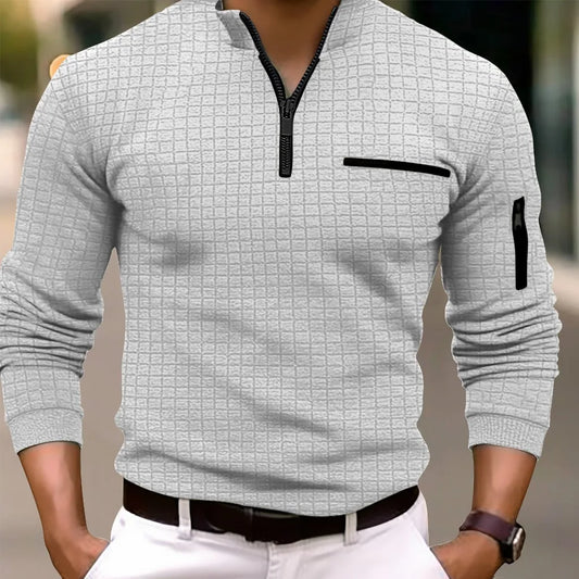 Men's long sleeve Polo shirt