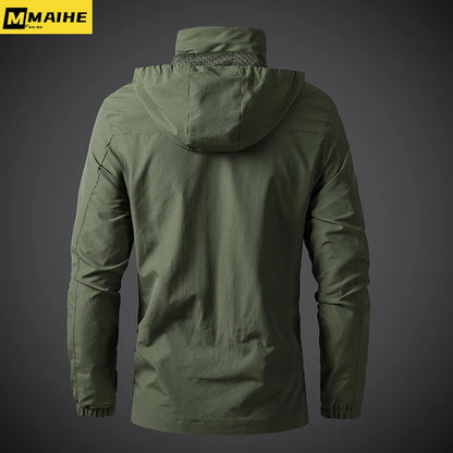 Men's Windbreaker Jacket Waterproof