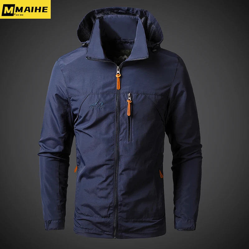 Men's Windbreaker Jacket Waterproof